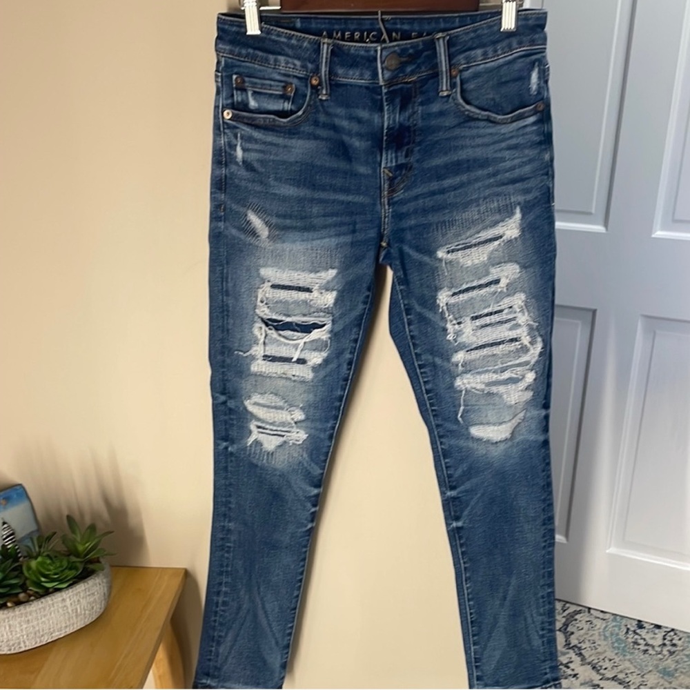 American Eagle Outfitters Light Blue Denim Jeans